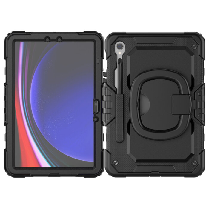 Mobilize Mobilize Rotating Defender Case Stand Function for Samsung Galaxy Tab S9 11/S9 FE 10.9 Black