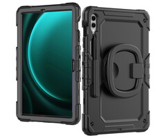 Mobilize Mobilize Rotating Defender Case Stand Function for Samsung Galaxy Tab S9+/S9 FE+/S10+ 12.4 Black