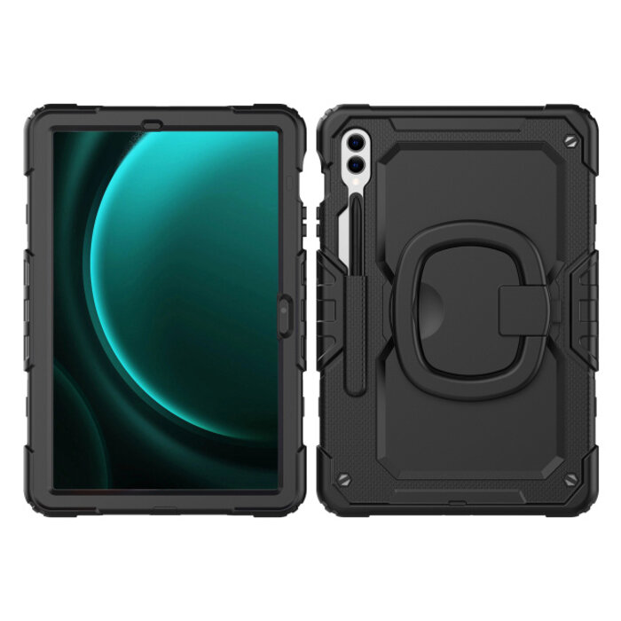 Mobilize Mobilize Rotating Defender Case Stand Function for Samsung Galaxy Tab S9+/S9 FE+/S10+ 12.4 Black