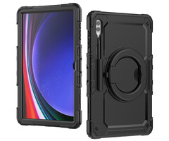 Mobilize Mobilize Rotating Defender Case Stand Function for Samsung Galaxy Tab S9 Ultra/S10 Ultra 14.6 Black