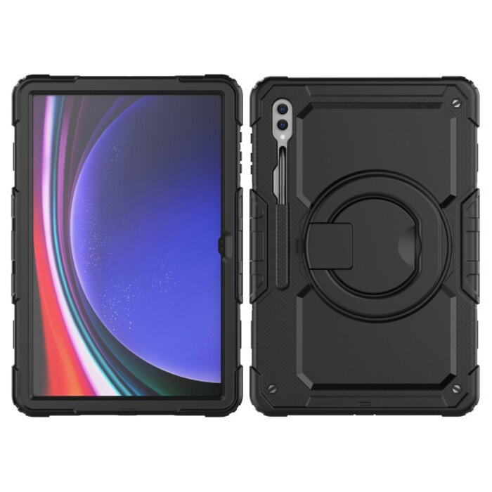Mobilize Mobilize Rotating Defender Case Stand Function for Samsung Galaxy Tab S9 Ultra/S10 Ultra 14.6 Black