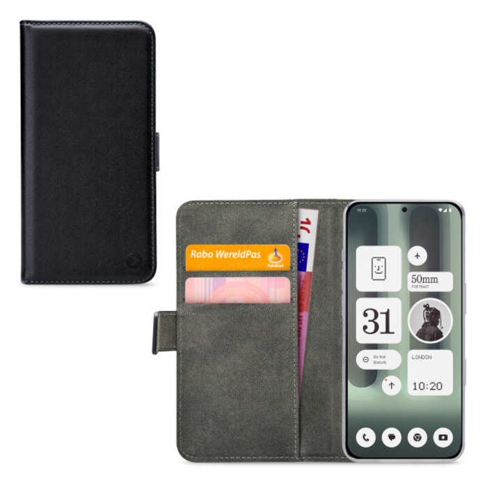 Mobilize Mobilize Classic Gelly Wallet Book Case Nothing Phone (2a) Plus Black