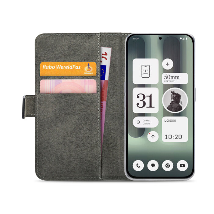Mobilize Mobilize Classic Gelly Wallet Book Case Nothing Phone (2a) Plus Black