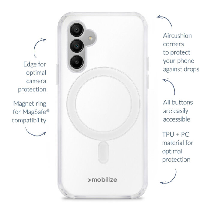 Mobilize Mobilize Magsafe Compatible Naked Protection Case for Samsung Galaxy S24 FE Clear