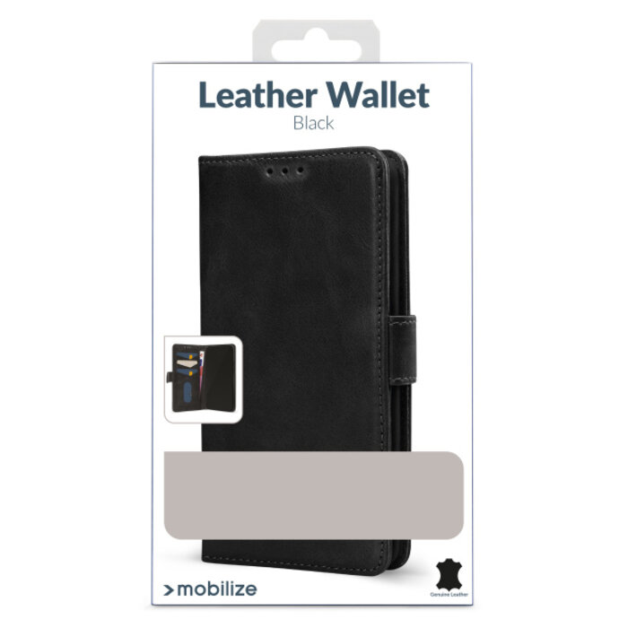Mobilize Mobilize Leather Wallet Samsung Galaxy S24 FE Black