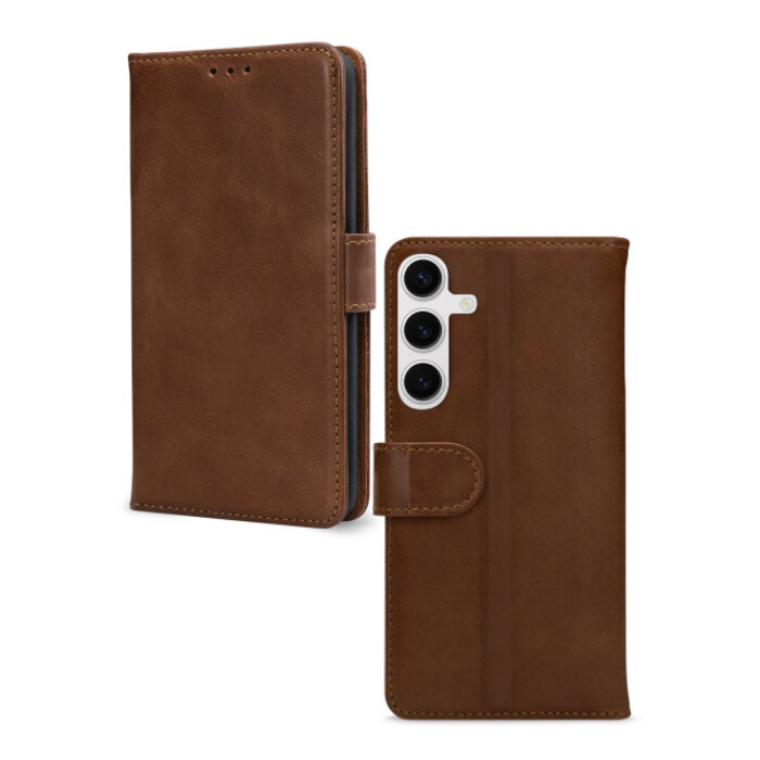 Mobilize Mobilize Leather Wallet Samsung Galaxy S24 FE Brown
