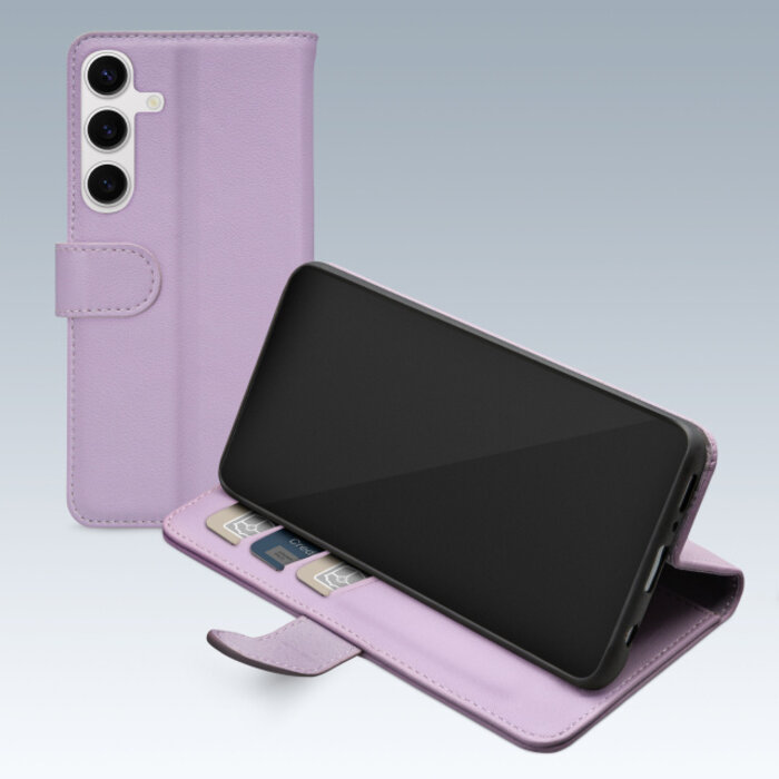 Mobilize Mobilize Premium Gelly Wallet Book Case Samsung Galaxy S24 FE Purple