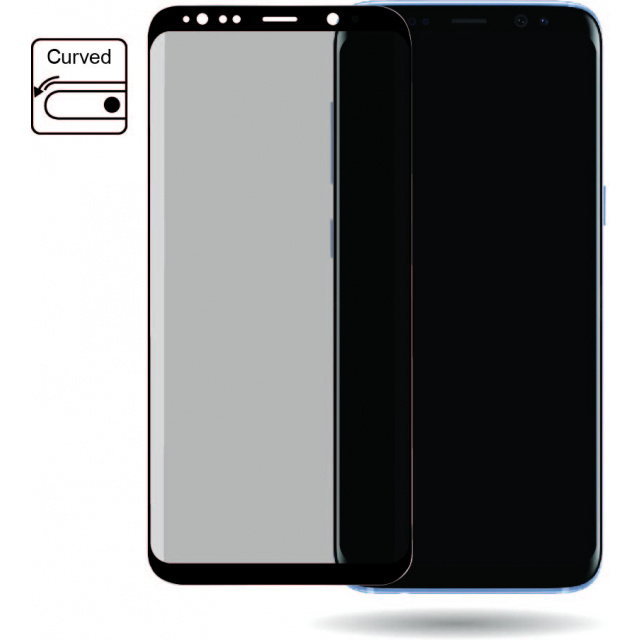 Mobilize Mobilize Edge-To-Edge Tempered Glass Samsung Galaxy S8+ - Zwart
