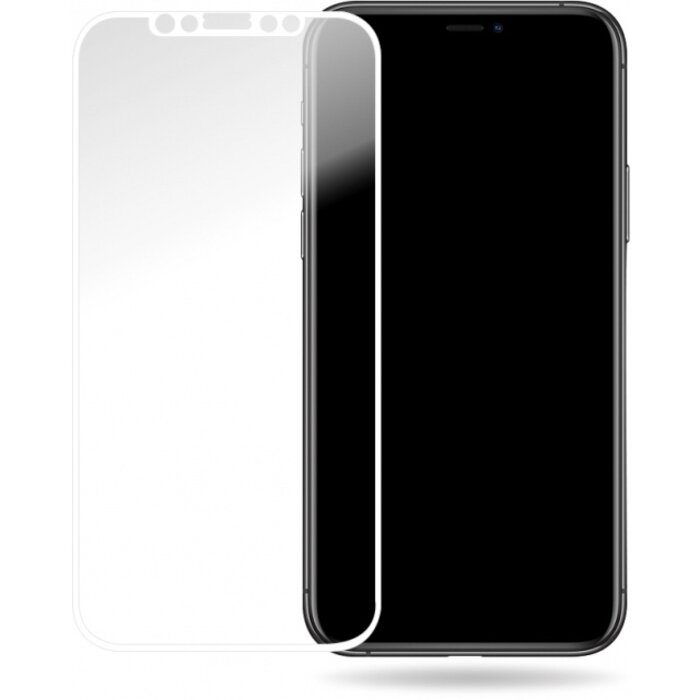 Mobilize Mobilize Glass Screen Protector - White Frame - Apple iPhone X/Xs/11 Pro