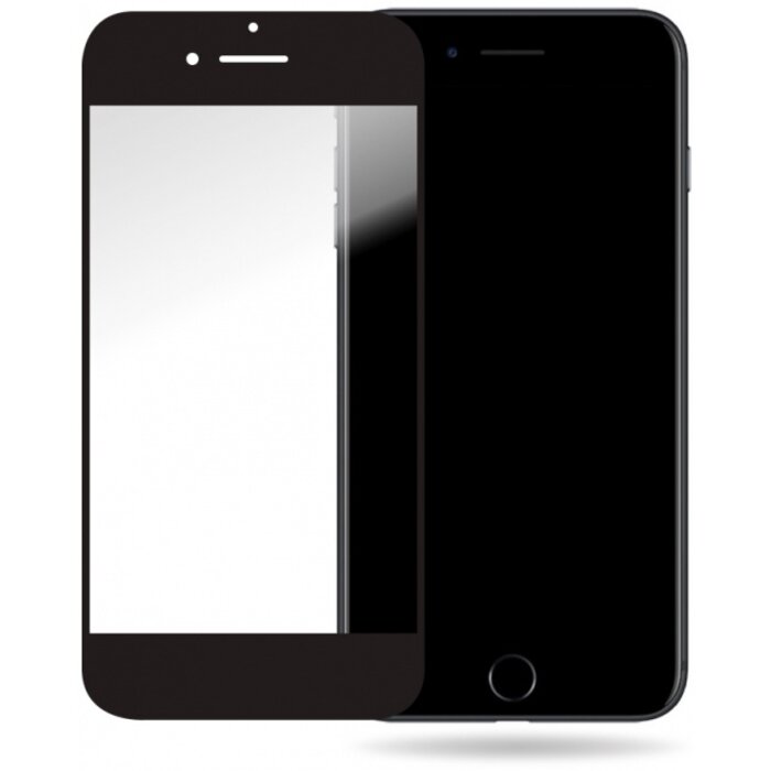 Mobilize Mobilize Glass Screen Protector Zwart Frame - iPhone 6/6S/7/8 Plus