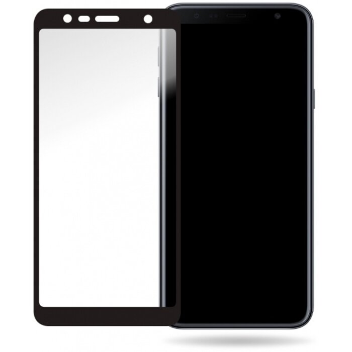 Mobilize Mobilize Glass Screen Protector Black Frame voor Samsung Galaxy J4+