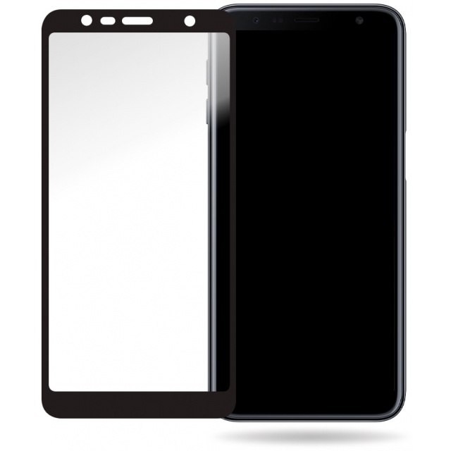 Mobilize Mobilize Glass Screen Protector Black Frame - Samsung Galaxy J6+