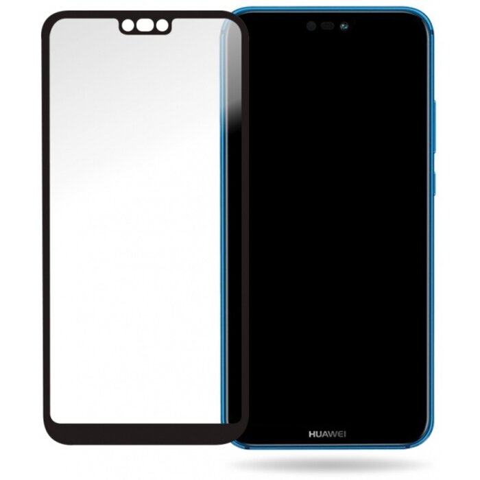 Mobilize Mobilize Glass Screen Protector met Zwart Frame - Huawei P20 Lite