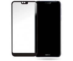 Mobilize Mobilize Tempered Glass Screen Protector - Black Frame - Nokia 7.1