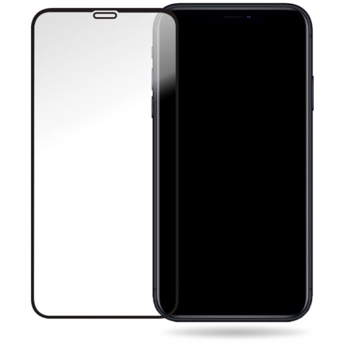 Mobilize Mobilize Glass Screen Protector Zwart Frame - iPhone XR / iPhone 11