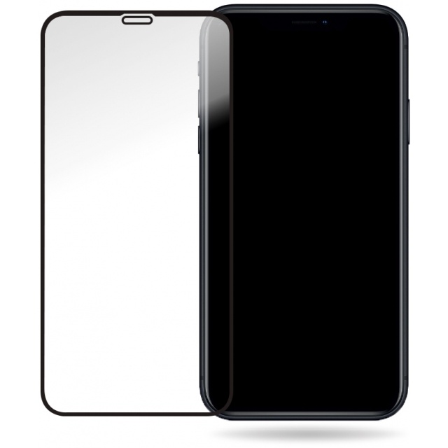 Mobilize Mobilize Glass Screen Protector Zwart Frame - iPhone XR / iPhone 11