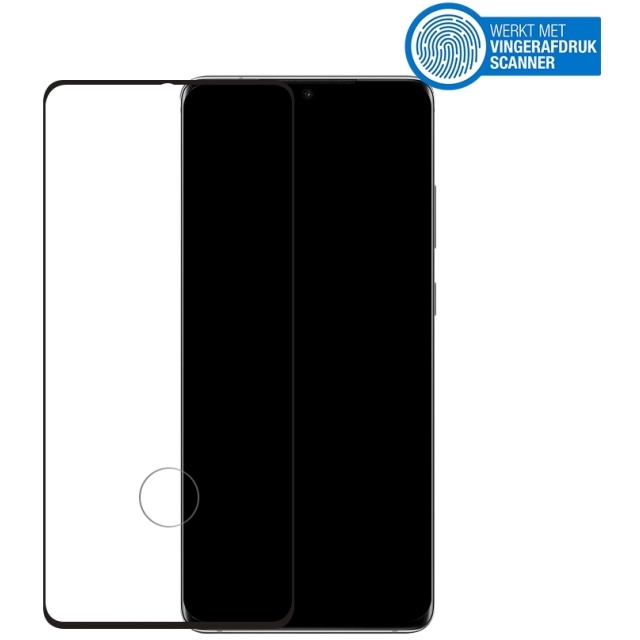 Mobilize Mobilize Edge-To-Edge Screenprotector Samsung Galaxy S20/S20 5G Glas Zwart