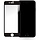 Mobilize Full Coverage Glass Screen Protector Zwart - iPhone 7/8/SE
