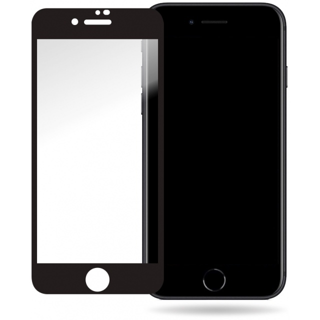 Mobilize Mobilize Full Coverage Glass Screen Protector Zwart - iPhone 7/8/SE