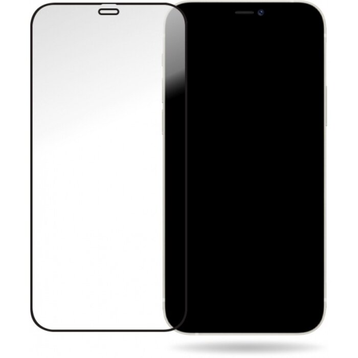 Mobilize Mobilize Glass Screen Protector Zwart Frame - Apple iPhone 12 / 12 Pro