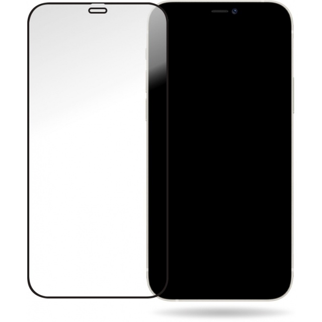 Mobilize Mobilize Glass Screen Protector Zwart Frame - Apple iPhone 12 / 12 Pro