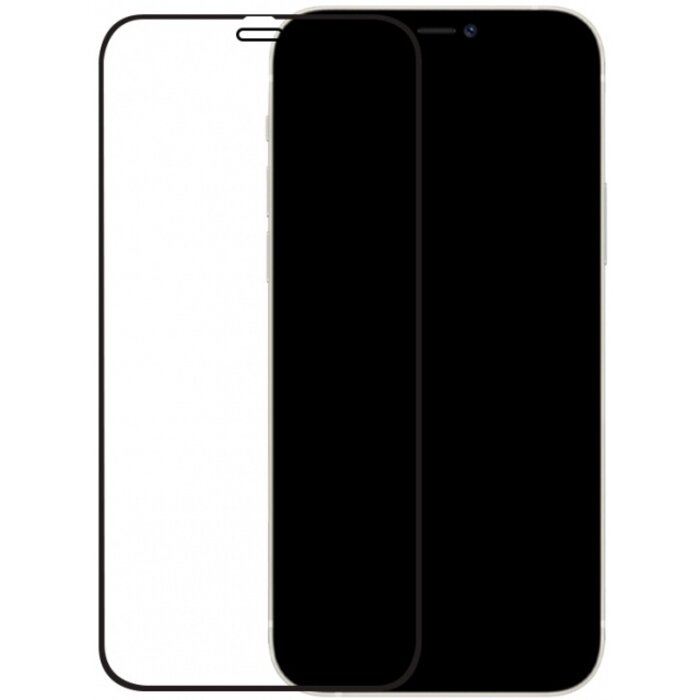 Mobilize Mobilize Edge-To-Edge Glass Screen Protector iPhone 12 / 12 Pro Black Full Glue