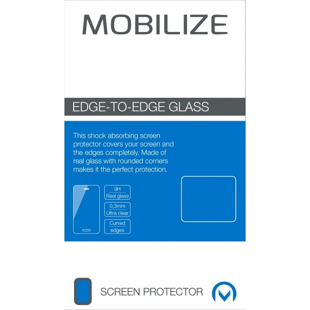 Mobilize Mobilize Edge-To-Edge Glass Screen Protector Xiaomi Mi Note 10 Lite Zwart
