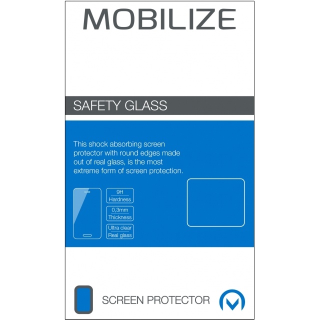 Mobilize Mobilize Full Coverage Glass Screen Protector Samsung Galaxy A42 5G - Zwart