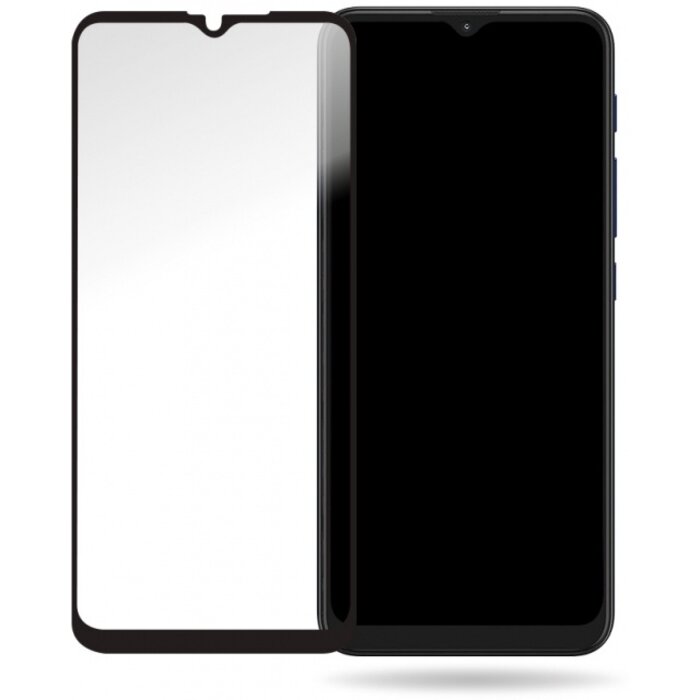 Mobilize Mobilize Glass Screen Protector Zwart Frame voor Motorola Moto E7 Plus / G9 Play