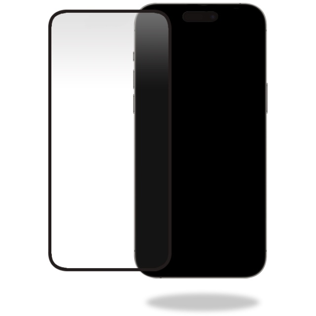 Mobilize Mobilize Glass Screen Protector Zwart Frame voor Apple iPhone 14 Pro Max