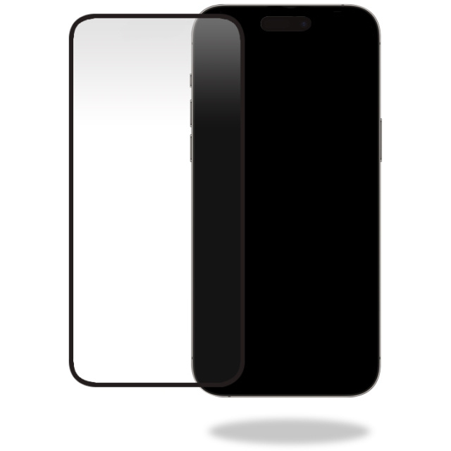 Mobilize Mobilize Glass Screen Protector Zwart Frame - Apple iPhone 15 Pro Max