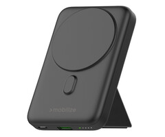 Mobilize Mobilize Magnetische MagSafe Powerbank 10000mAh 15W met Stand Zwart