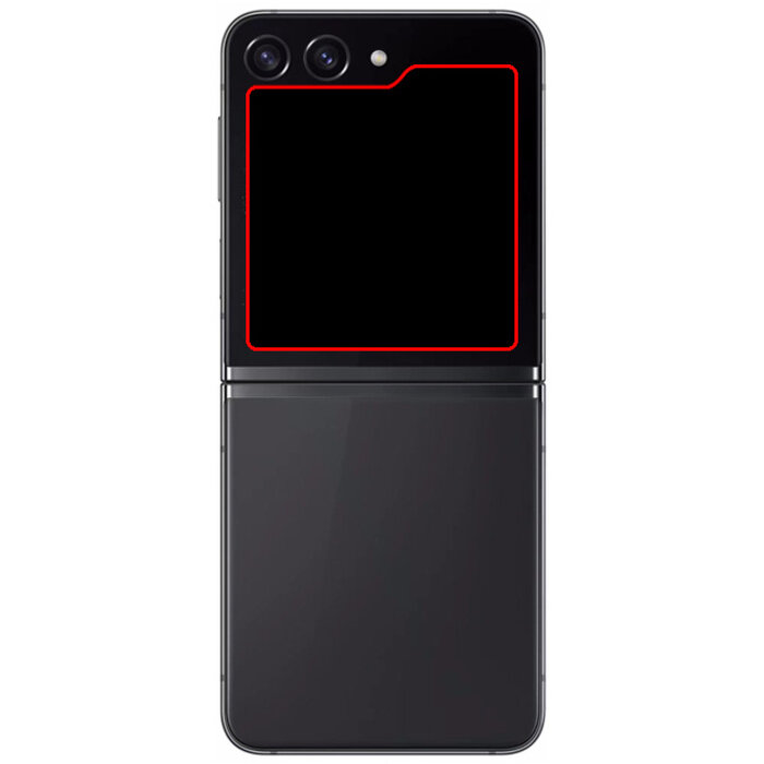 Mobilize Mobilize Glass Screen Protector Samsung Galaxy Z Flip5 (Outer Display + Camera)