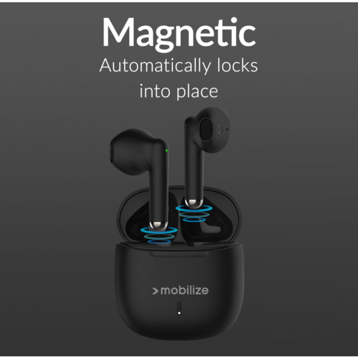 Mobilize Mobilize TWS Earbuds Black - Draadloze Bluetooth Oordopjes