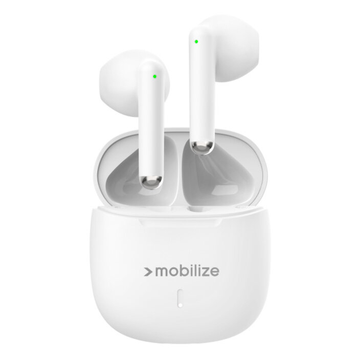 Mobilize Mobilize TWS Earbuds White - Draadloze In-Ear Oordopjes met Oplaadcase