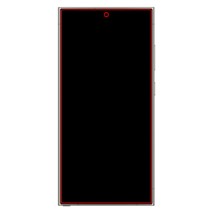 Mobilize Mobilize Full Coverage Glass Screen Protector - Samsung Galaxy S24 Ultra - Zwart