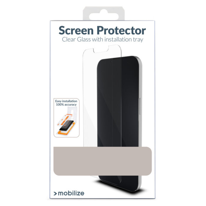 Mobilize Mobilize Glass Screen Protector met Applicator iPhone 15 Plus / 16 Plus