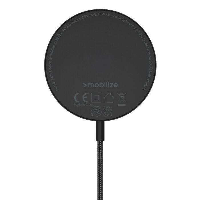 Mobilize Mobilize 3-in-1 Magnetische Draadloze Oplader 15W MagSafe - Zwart