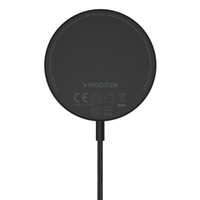 Mobilize Mobilize 3-in-1 Magnetische Draadloze Oplader 15W MagSafe - Zwart