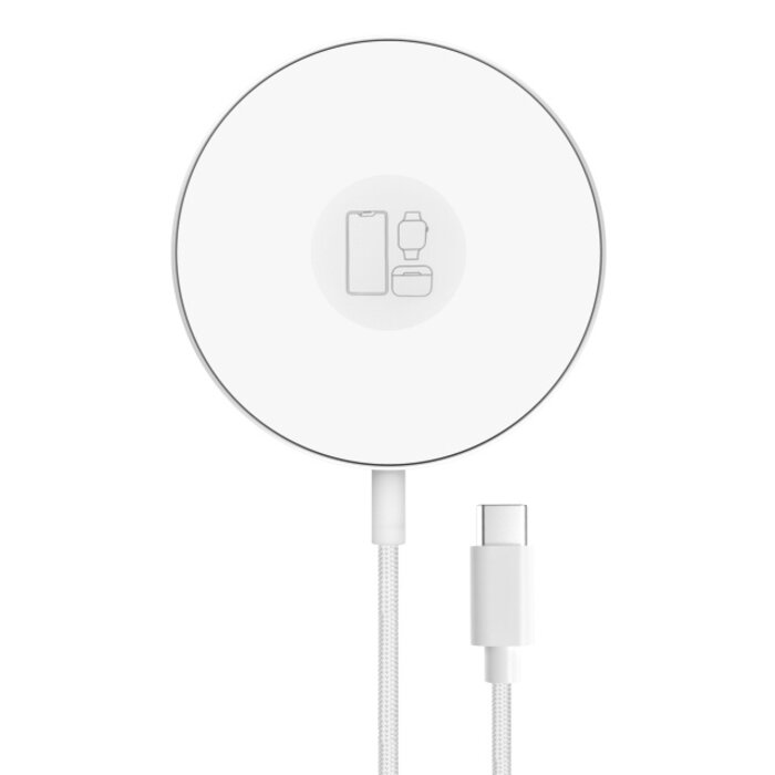 Mobilize Mobilize 3-in-1 Magnetisch Draadloos Laadstation MagSafe 15W - Wit