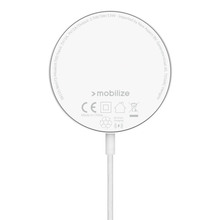 Mobilize Mobilize 3-in-1 Magnetisch Draadloos Laadstation MagSafe 15W - Wit