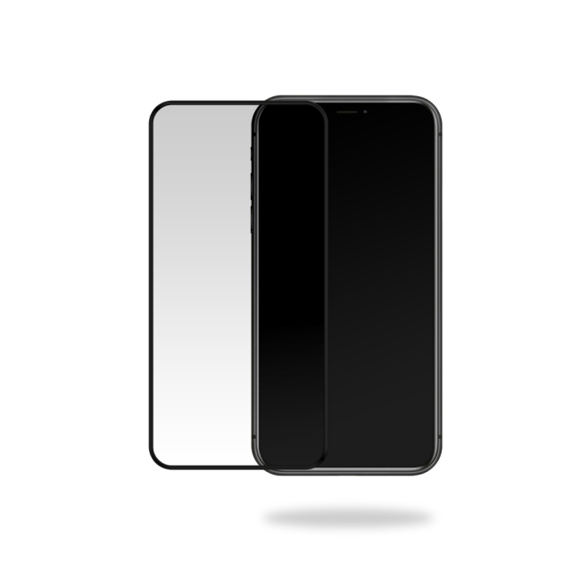 Mobilize Mobilize Glass Screen Protector met Applicator - Apple iPhone XR / 11 - Zwart