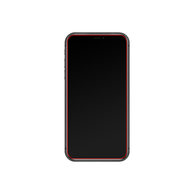 Mobilize Mobilize Glass Screen Protector met Applicator - Apple iPhone XR / 11 - Zwart