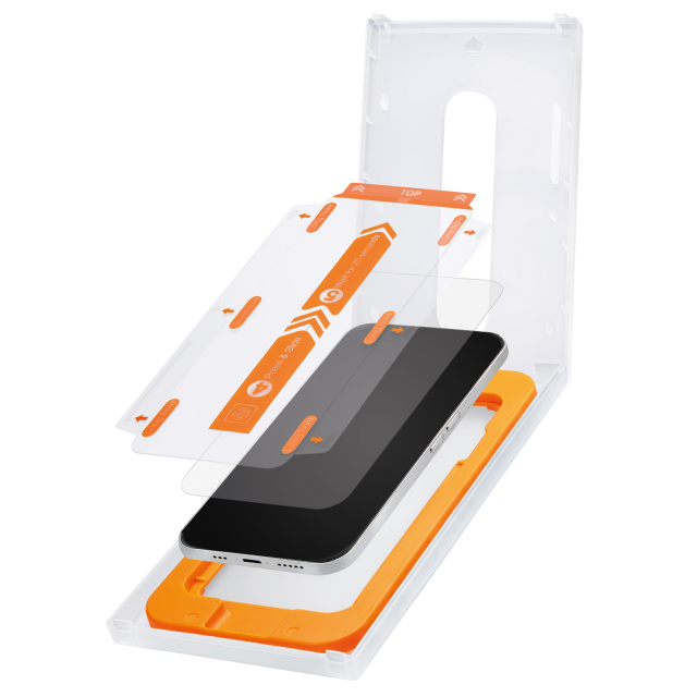Mobilize Mobilize Glass Screen Protector met Applicator - Apple iPhone XR / 11 - Zwart