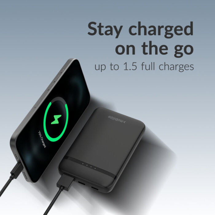 Mobilize Mobilize Power Bank 5000mAh 10W - Zwart