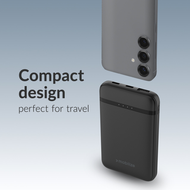 Mobilize Mobilize Power Bank 5000mAh 10W - Zwart