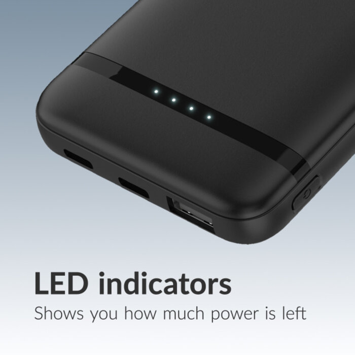 Mobilize Mobilize Power Bank 5000mAh 10W - Zwart