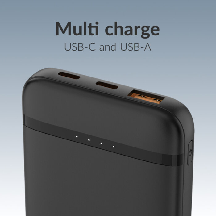 Mobilize Mobilize Power Bank 10.000 mAh - 20W Power Delivery - Zwart