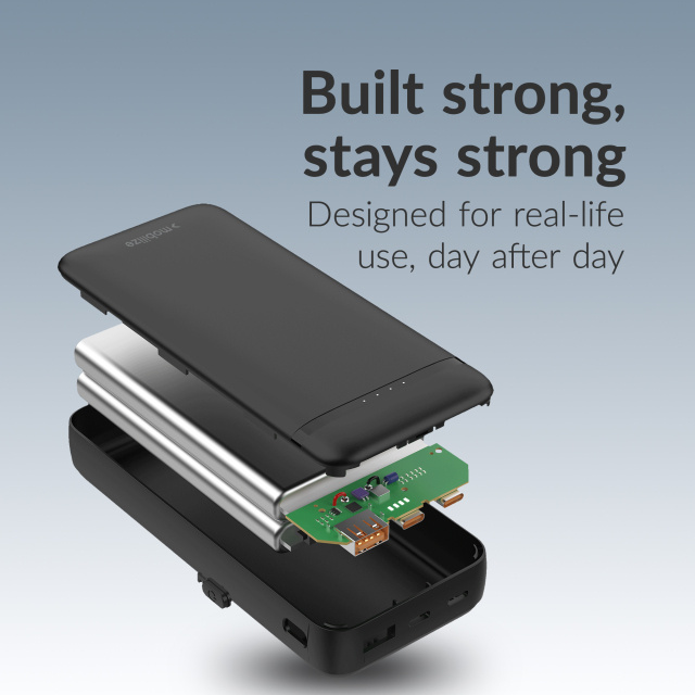 Mobilize Mobilize Power Bank 20.000mAh - 20W Power Delivery - Zwart