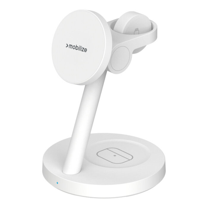 Mobilize Mobilize 3-in-1 Charger Station MagSafe & Qi2 25W Wit